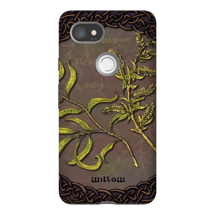 Pixel 2XL StrongFit Celtic Willow by Lotti Brown
