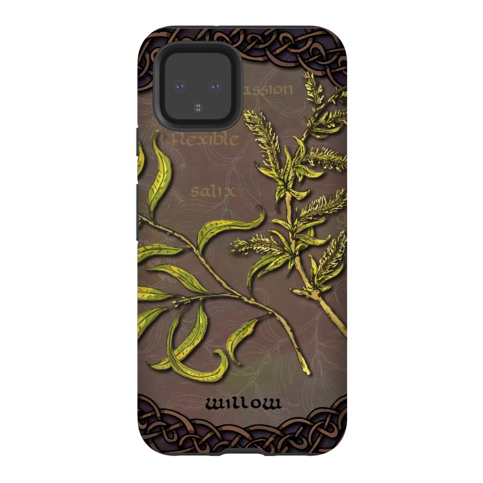 Pixel 4 StrongFit Celtic Willow by Lotti Brown