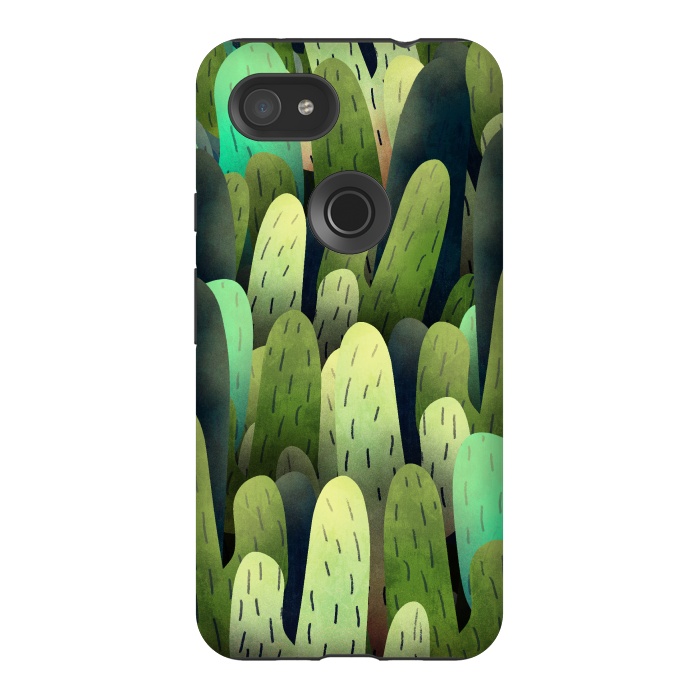 Pixel 3AXL StrongFit The cactus fields  by Steve Wade (Swade)