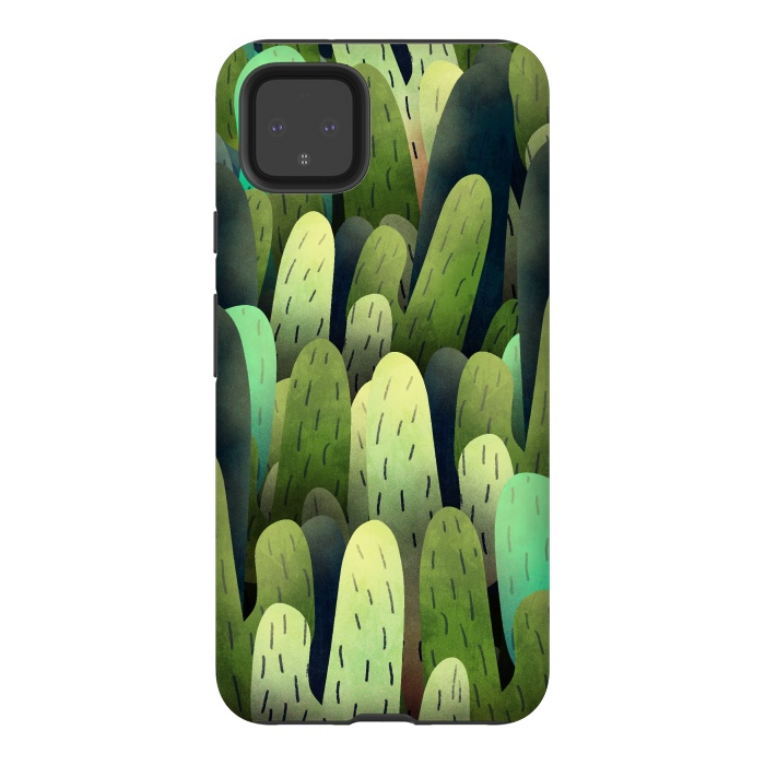 Pixel 4XL StrongFit The cactus fields  by Steve Wade (Swade)