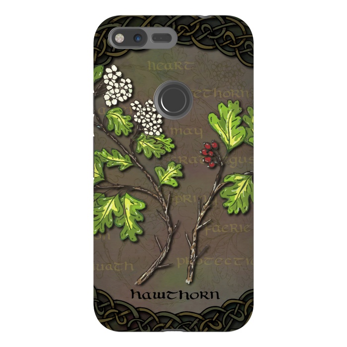 Pixel XL StrongFit Celtic Hawthorn by Lotti Brown