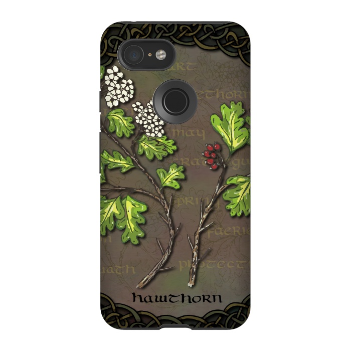 Pixel 3 StrongFit Celtic Hawthorn by Lotti Brown