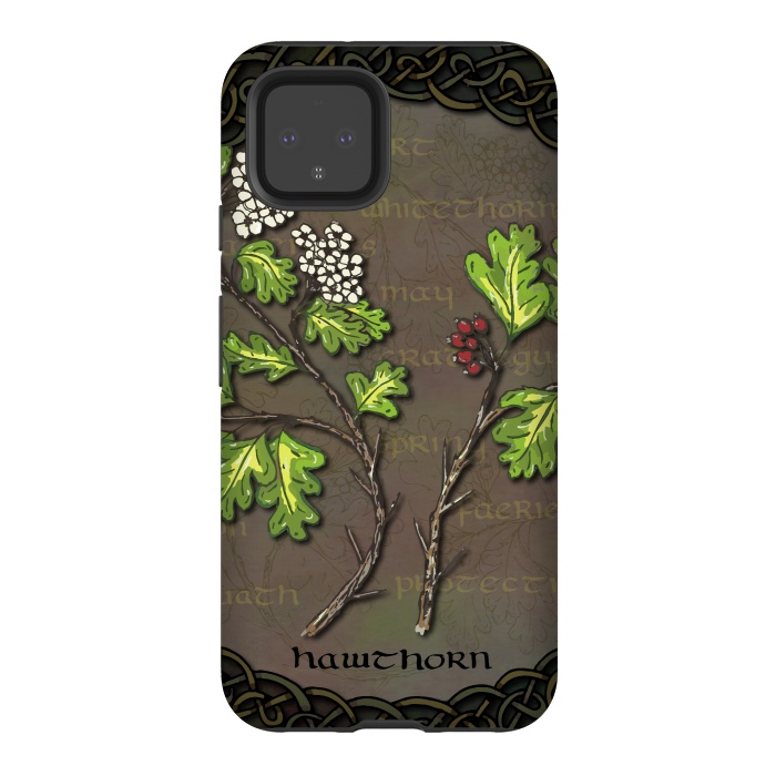 Pixel 4 StrongFit Celtic Hawthorn by Lotti Brown