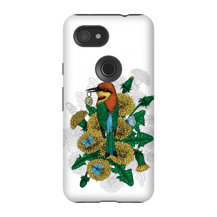 Pixel 3A StrongFit The bee eater with the golden pendant by Katerina Kirilova