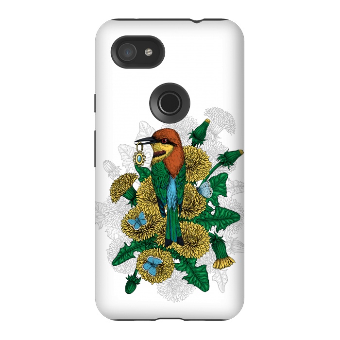 Pixel 3AXL StrongFit The bee eater with the golden pendant by Katerina Kirilova