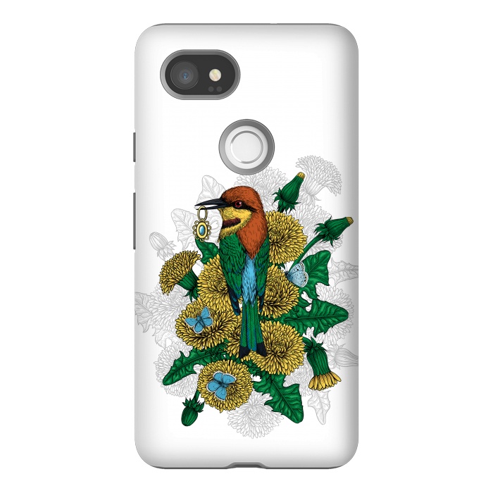 Pixel 2XL StrongFit The bee eater with the golden pendant by Katerina Kirilova