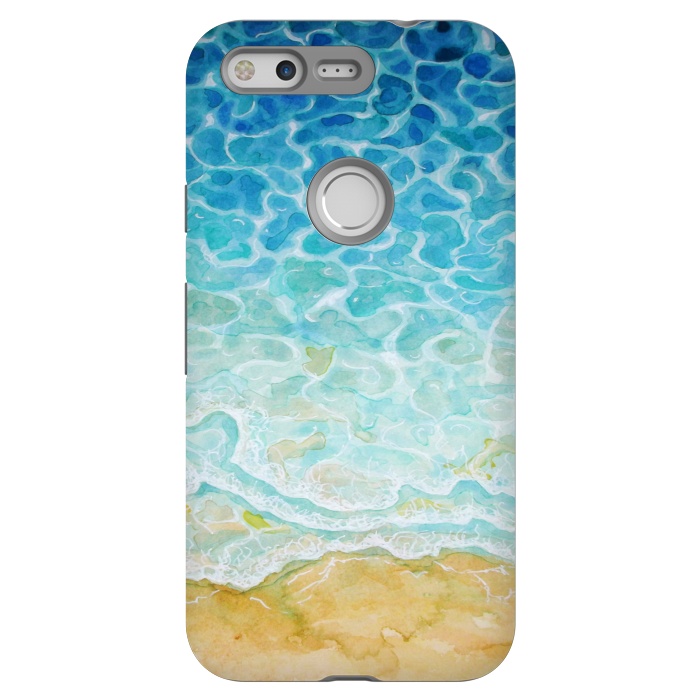Pixel StrongFit Watercolor Sea G564 by Medusa GraphicArt