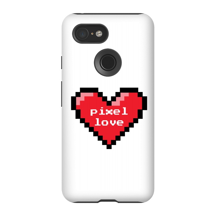 Pixel 3 StrongFit Pixel love by Laura Nagel