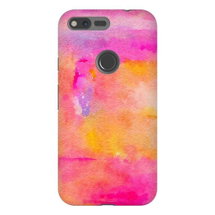 Pixel XL StrongFit Be A Rainbow In Someone's Cloud | Modern Bohemian Watercolor Painting Optimism Positivity Good Vibes by Uma Prabhakar Gokhale