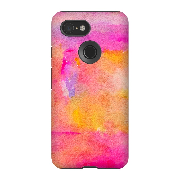 Pixel 3 StrongFit Be A Rainbow In Someone's Cloud | Modern Bohemian Watercolor Painting Optimism Positivity Good Vibes by Uma Prabhakar Gokhale