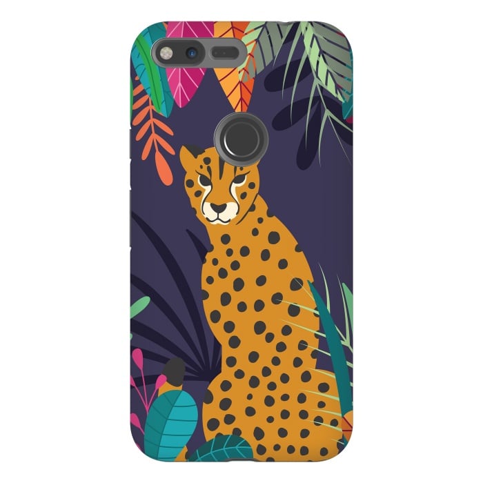 Pixel XL StrongFit Cheetah sitting in the wild by Jelena Obradovic