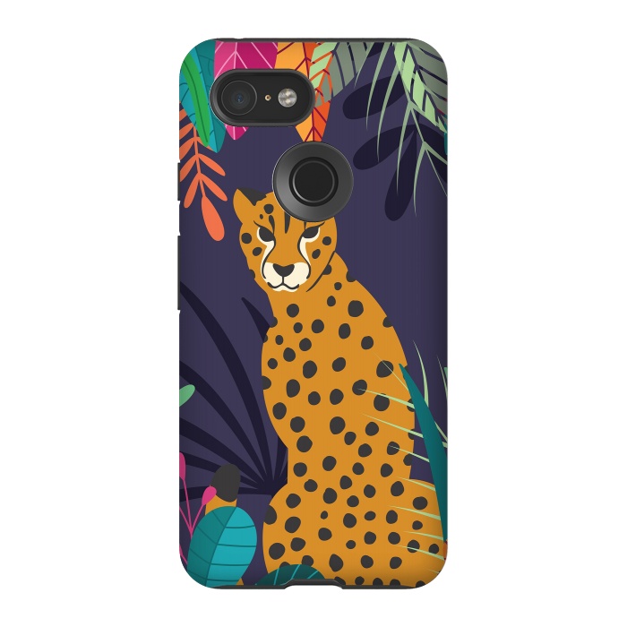 Pixel 3 StrongFit Cheetah sitting in the wild by Jelena Obradovic