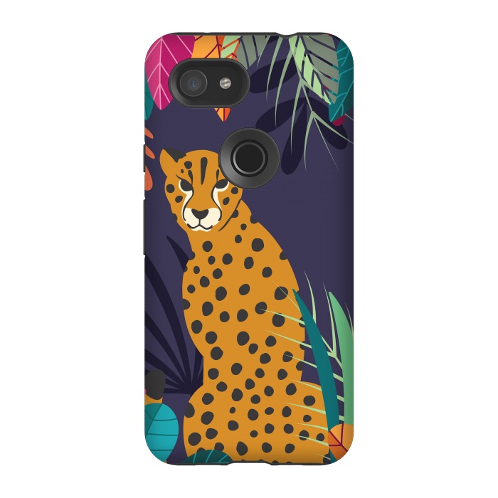 Pixel 3A StrongFit Cheetah sitting in the wild by Jelena Obradovic