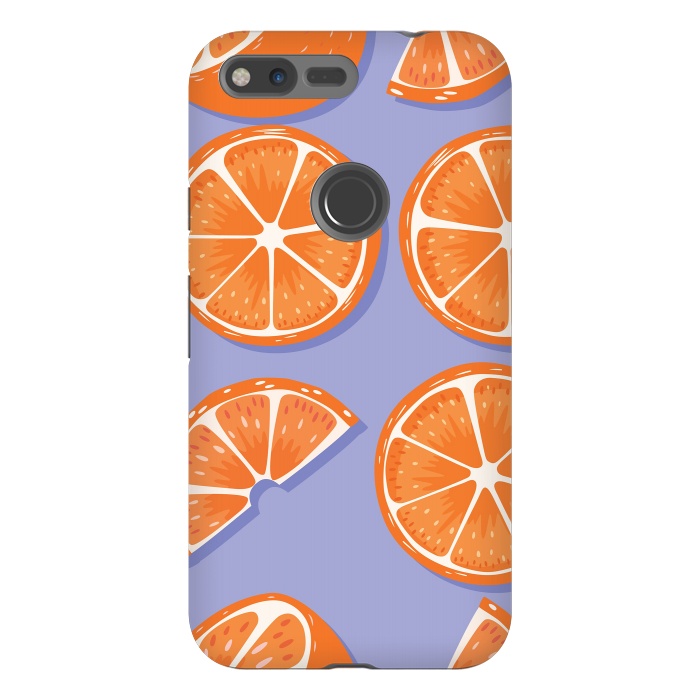 Pixel XL StrongFit Orange pattern 08 by Jelena Obradovic