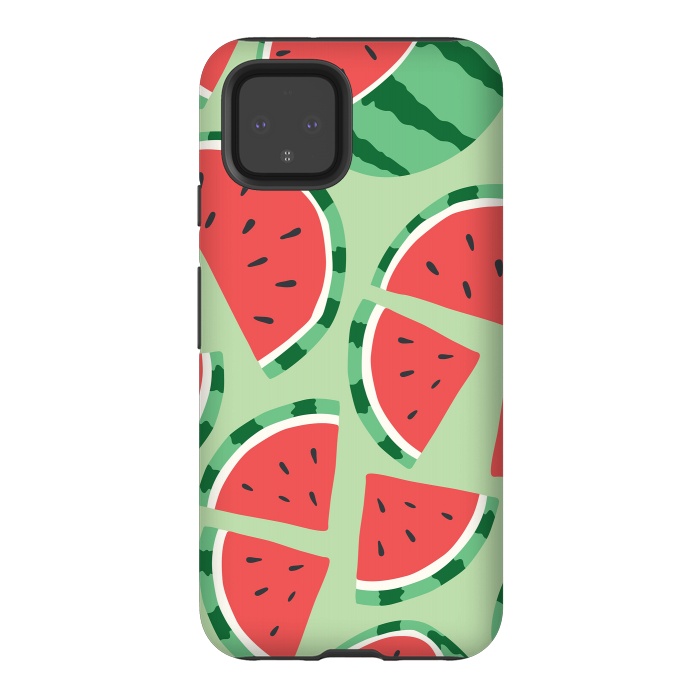 Pixel 4 StrongFit Watermelon pattern 01 by Jelena Obradovic