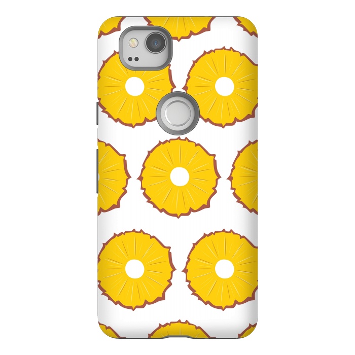 Pixel 2 StrongFit Pineapple pattern 01 by Jelena Obradovic