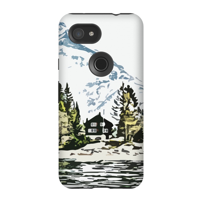 Pixel 3A StrongFit Mountain Forest by Creativeaxle