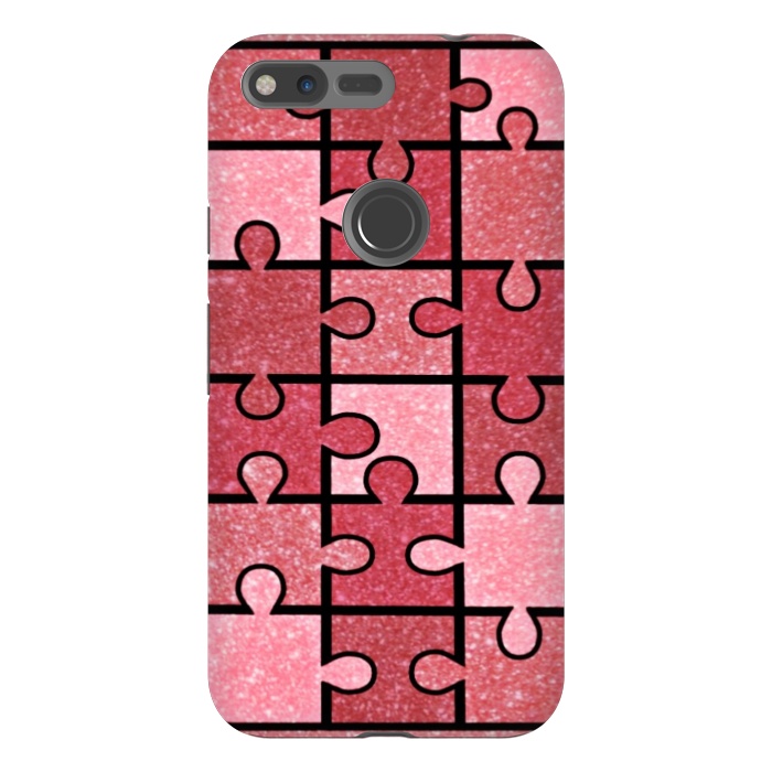 Pixel XL StrongFit Pink puzzle by CAS