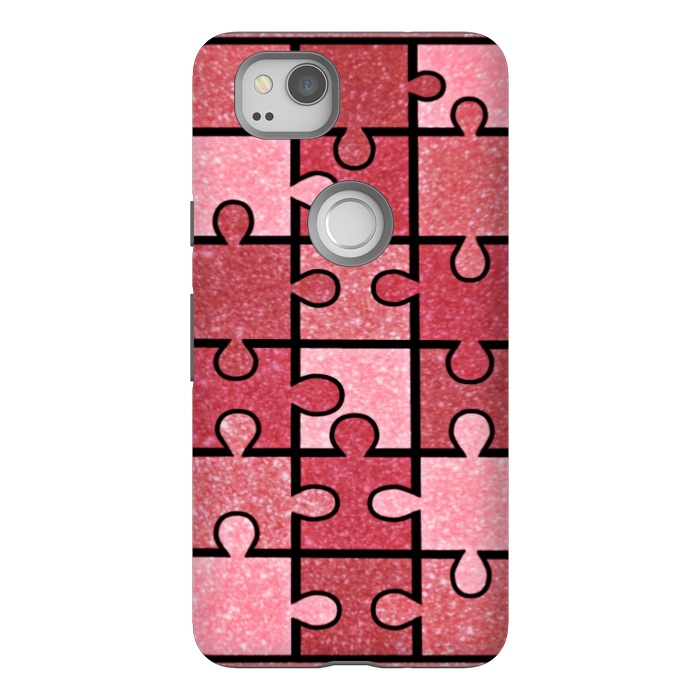 Pixel 2 StrongFit Pink puzzle by CAS