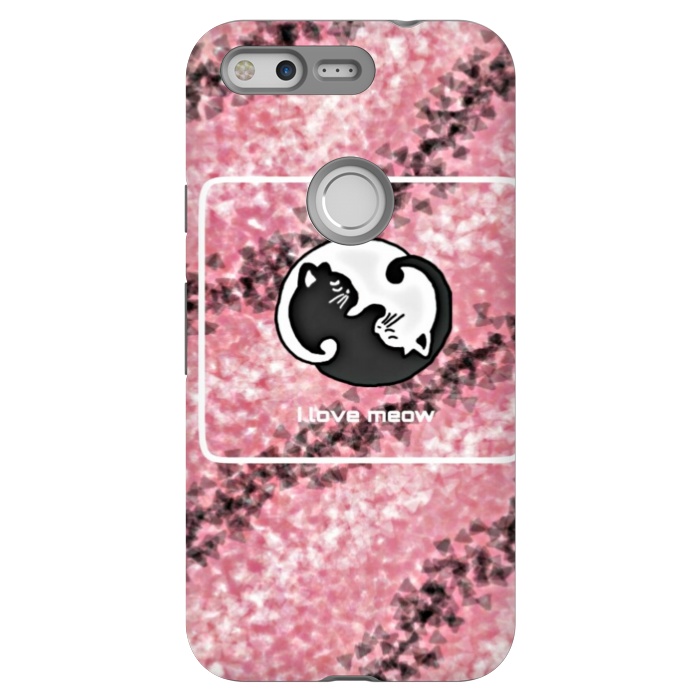 Pixel StrongFit Yinyang Cat pink by CAS