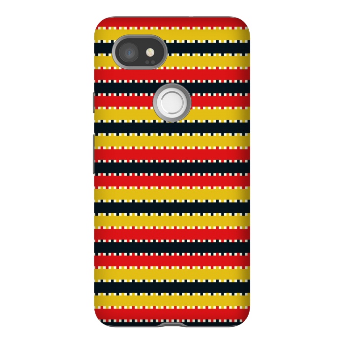 Pixel 2XL StrongFit Plaid Yellow by TMSarts
