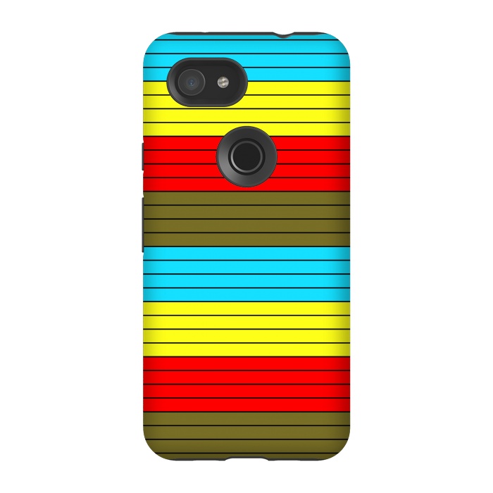 Pixel 3A StrongFit Multiple Colored by TMSarts