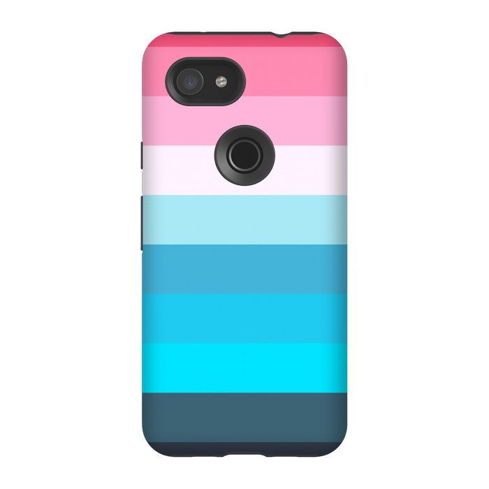 Pixel 3A StrongFit Retro Beach by TMSarts