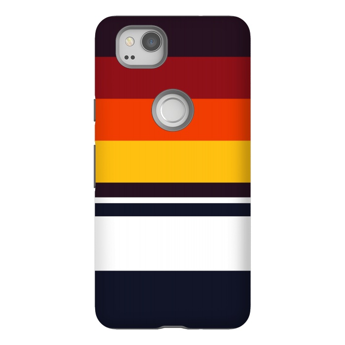 Pixel 2 StrongFit Sunset Retro by TMSarts
