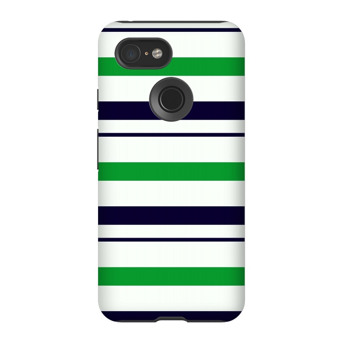 Pixel 3 StrongFit Green White by TMSarts