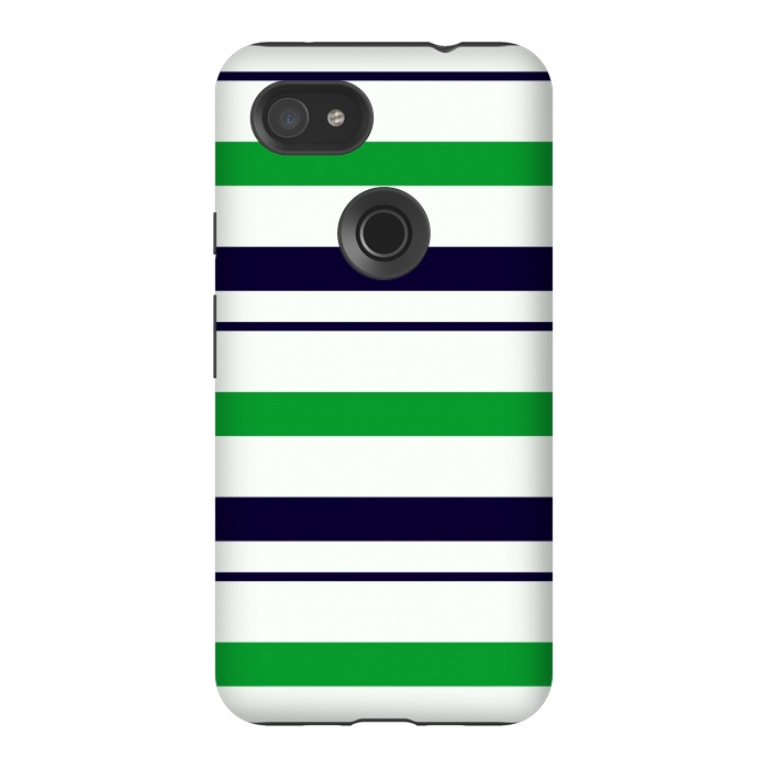 Pixel 3AXL StrongFit Green White by TMSarts