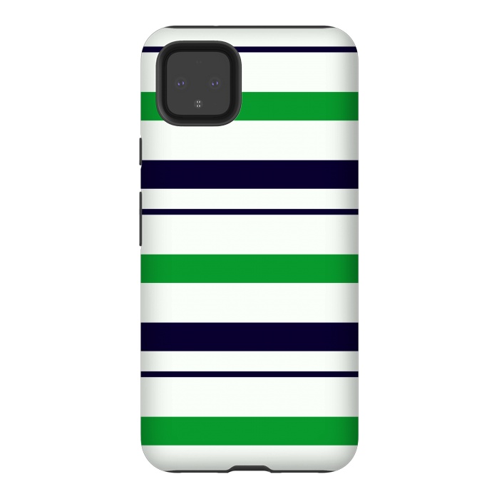 Pixel 4XL StrongFit Green White by TMSarts