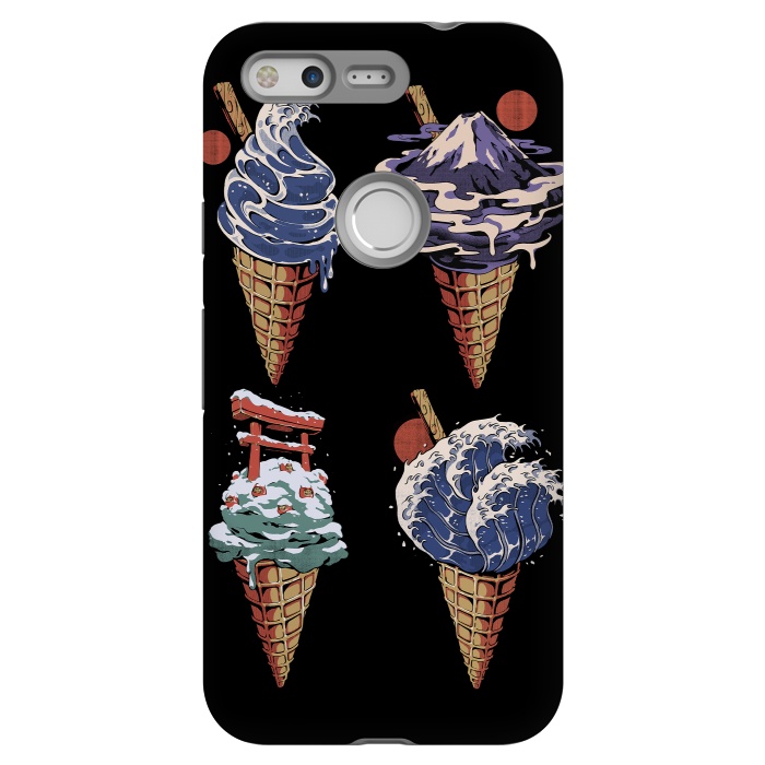 Pixel StrongFit Japanese Ice Creams by Ilustrata