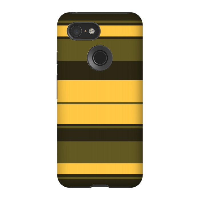 Pixel 3 StrongFit Vintage Yellow by TMSarts