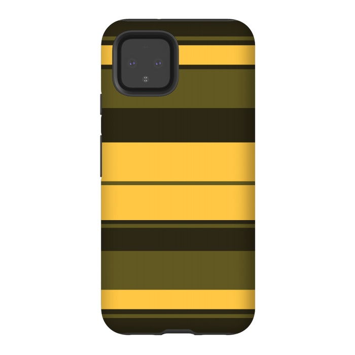Pixel 4 StrongFit Vintage Yellow by TMSarts