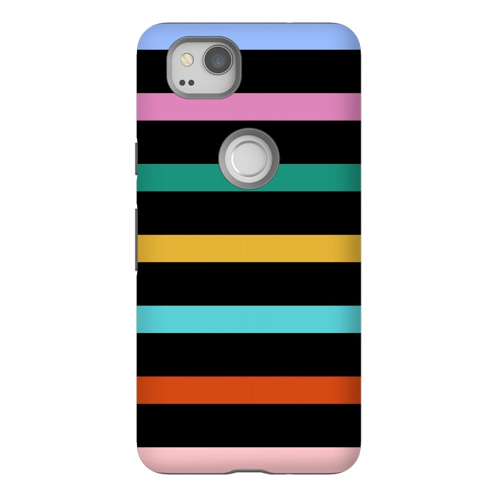 Pixel 2 StrongFit Colored Stripes by TMSarts