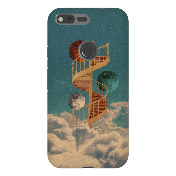 Pixel XL StrongFit Stairway to the moon by Eleaxart