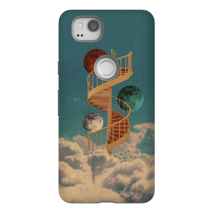 Pixel 2 StrongFit Stairway to the moon by Eleaxart