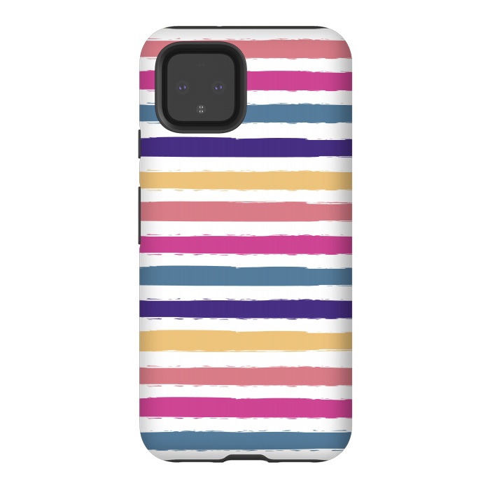 Pixel 4 StrongFit Bright stripes by Martina