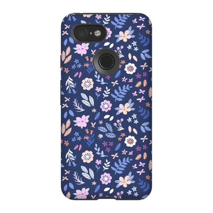 Pixel 3 StrongFit City Floral by Tishya Oedit