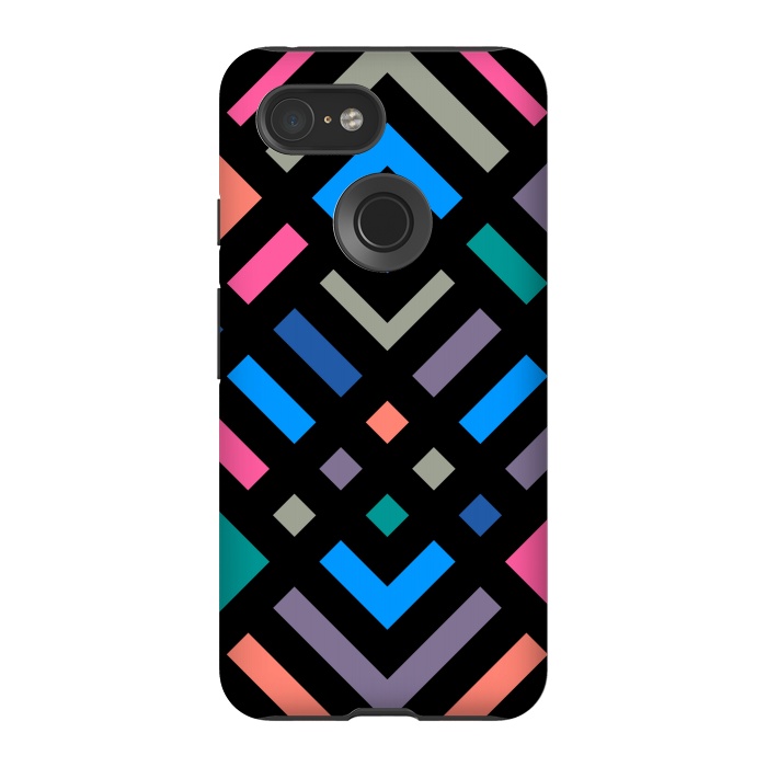 Pixel 3 StrongFit Aztec Colors by TMSarts