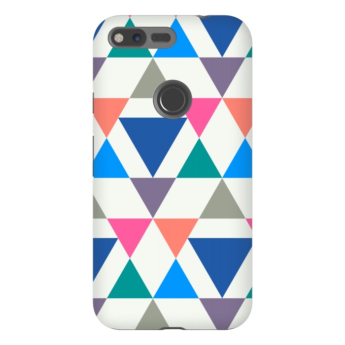 Pixel XL StrongFit Multicolor Repeat Triangles by TMSarts