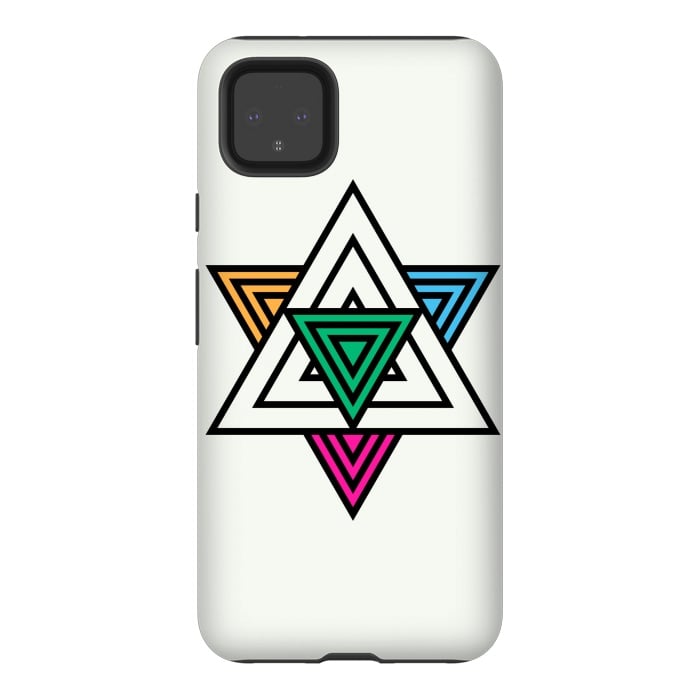 Pixel 4XL StrongFit Star Triangles by TMSarts
