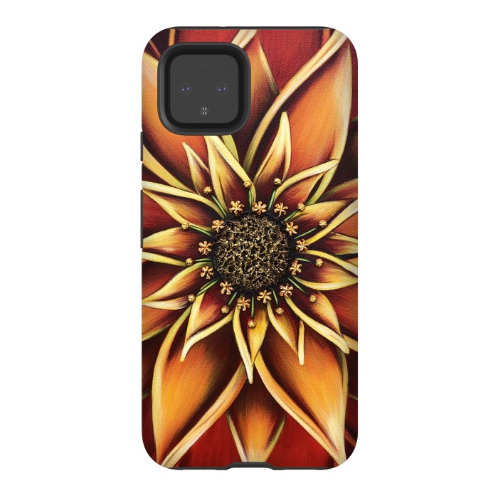 Pixel 4 StrongFit Persimmon  by Denise Cassidy Wood