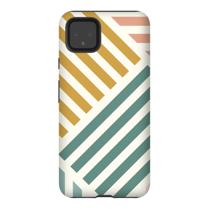 Pixel 4XL StrongFit Abstract Summer Lines by ArtPrInk