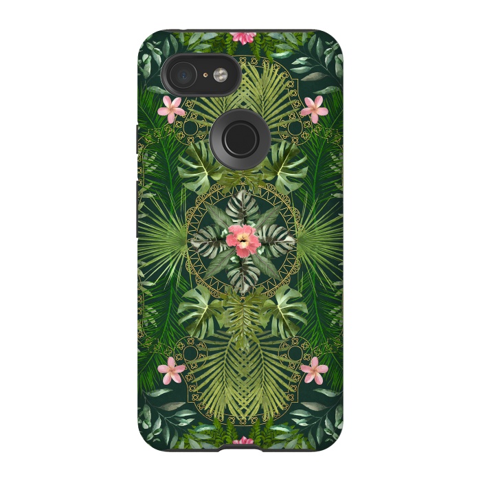 Pixel 3 StrongFit Tropical Foliage 15 by amini54