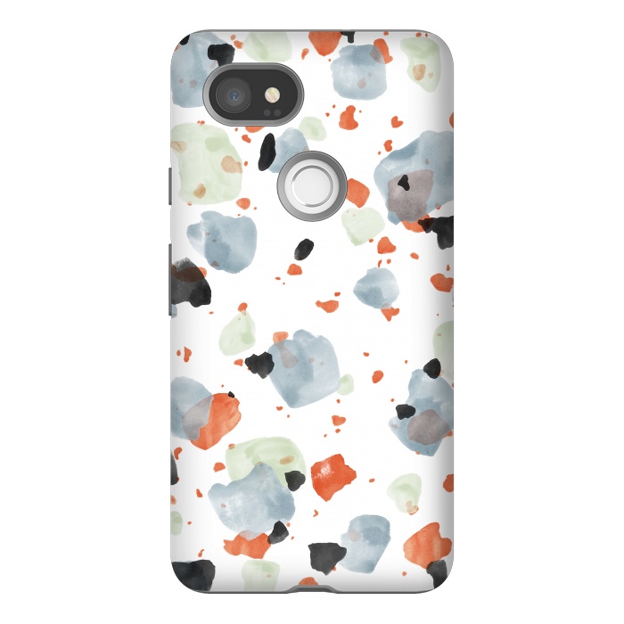 Pixel 2XL StrongFit Abstract Watercolor Painting Terrazzo Pattern 05 by amini54