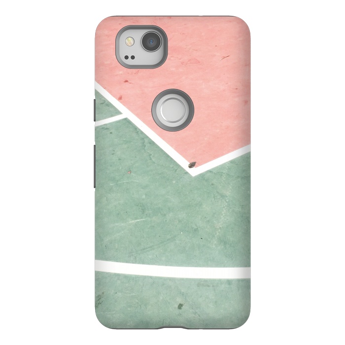 Pixel 2 StrongFit green pink marble shades by MALLIKA