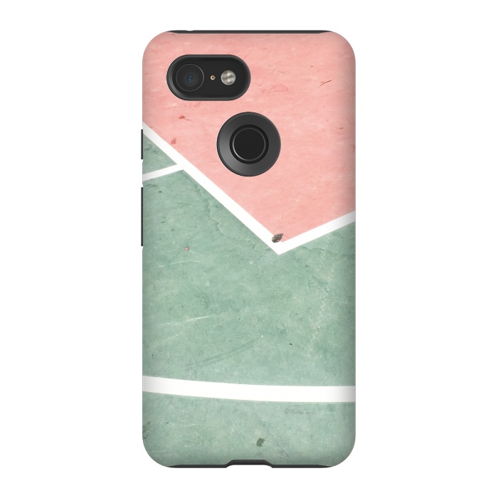 Pixel 3 StrongFit green pink marble shades by MALLIKA