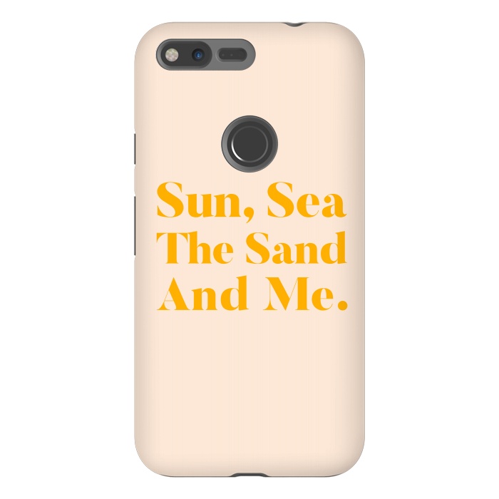 Pixel XL StrongFit Sun, Sea, The Sand & Me by Uma Prabhakar Gokhale
