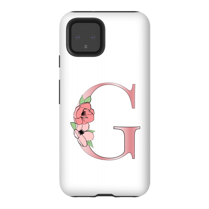Pixel 4 StrongFit Monogram Letter G by Martina